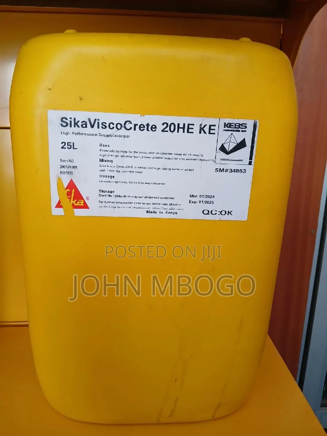 Sika Viscocrete 20HE KE.