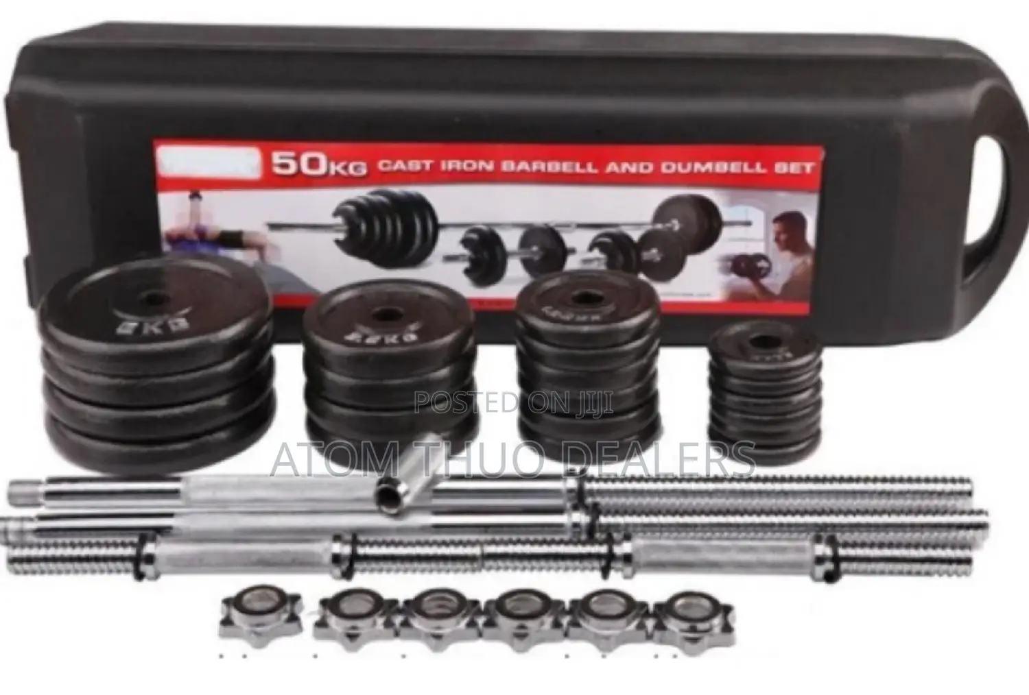 50kg/York Barbell and Dumbbell Set