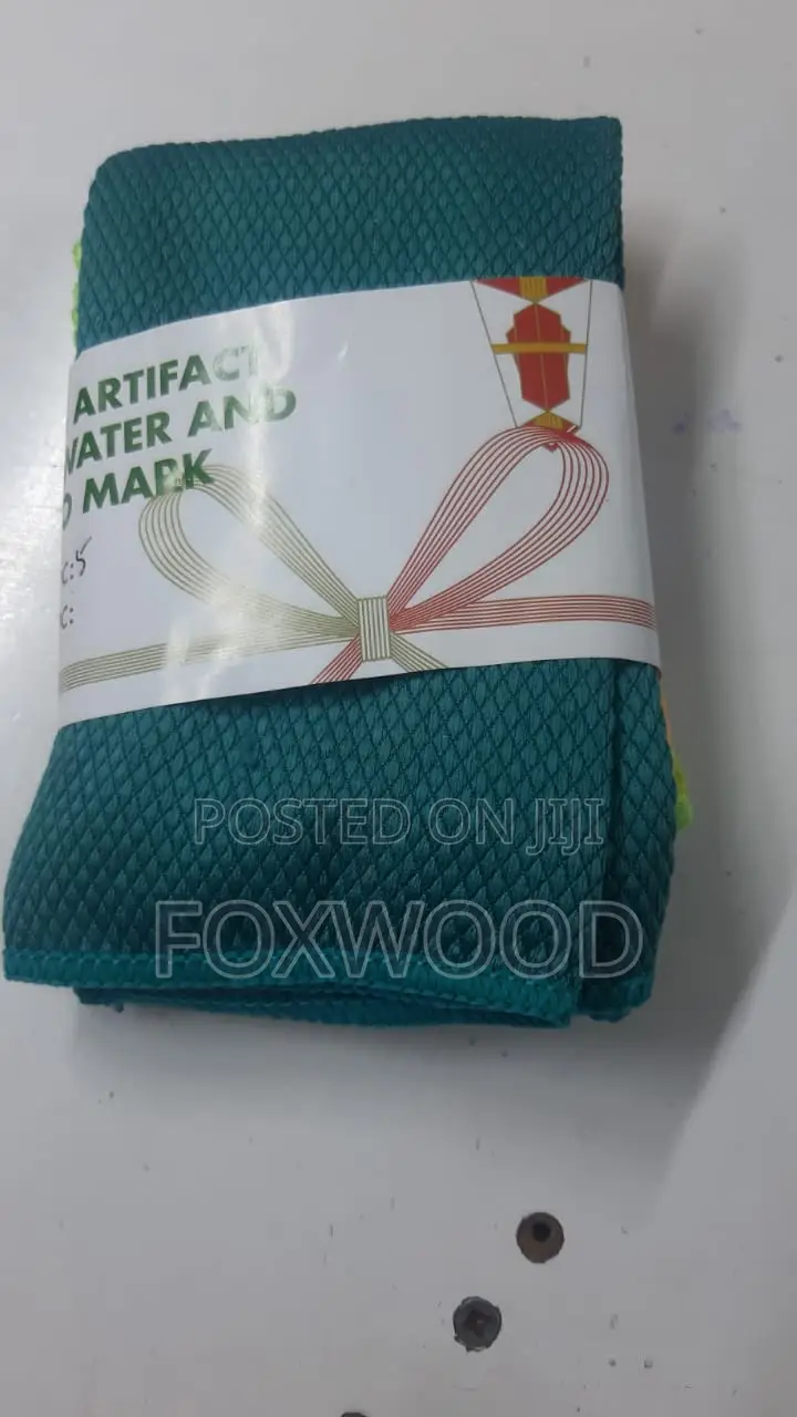 5pcs Fish Scale Microfiber Glass Cleaning Cloth