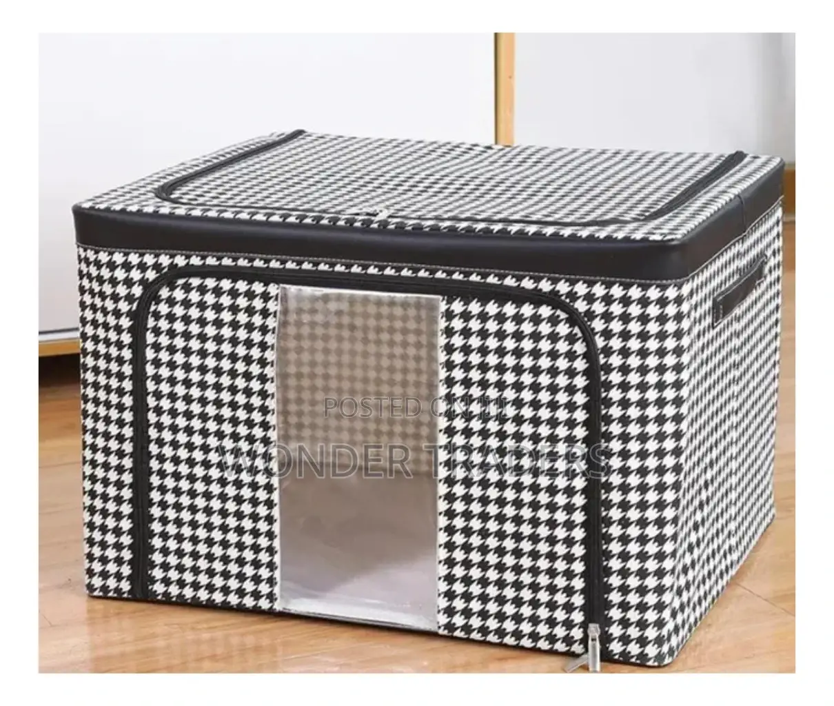 " Cloth Storage Box With Dust Proof Cover"