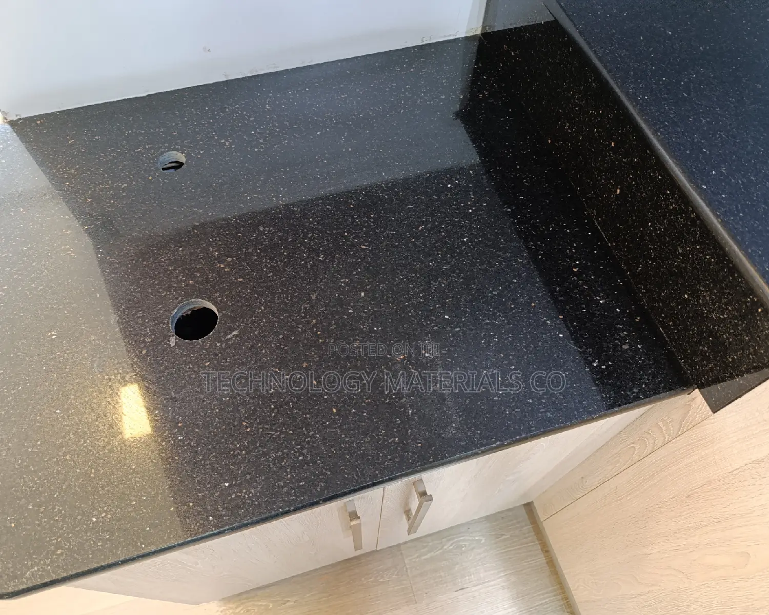 Black Galaxy Island Granite(8.2ft * 3.0ft * 18mm)