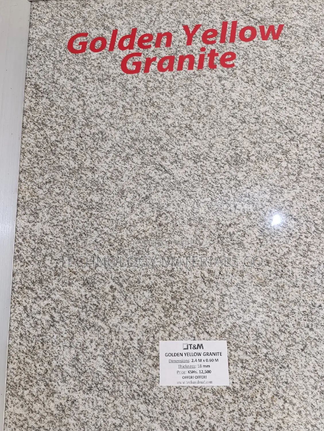 Golden Yellow Granite (4ft * 2ft * 18mm)