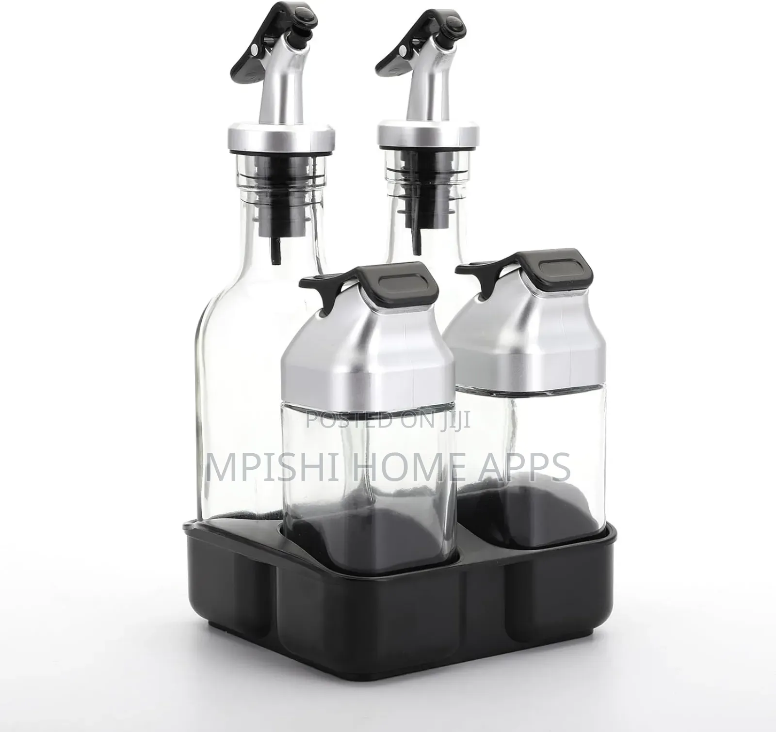 5 PCS Oil Vinegar Dispenser Salt Pepper Shaker