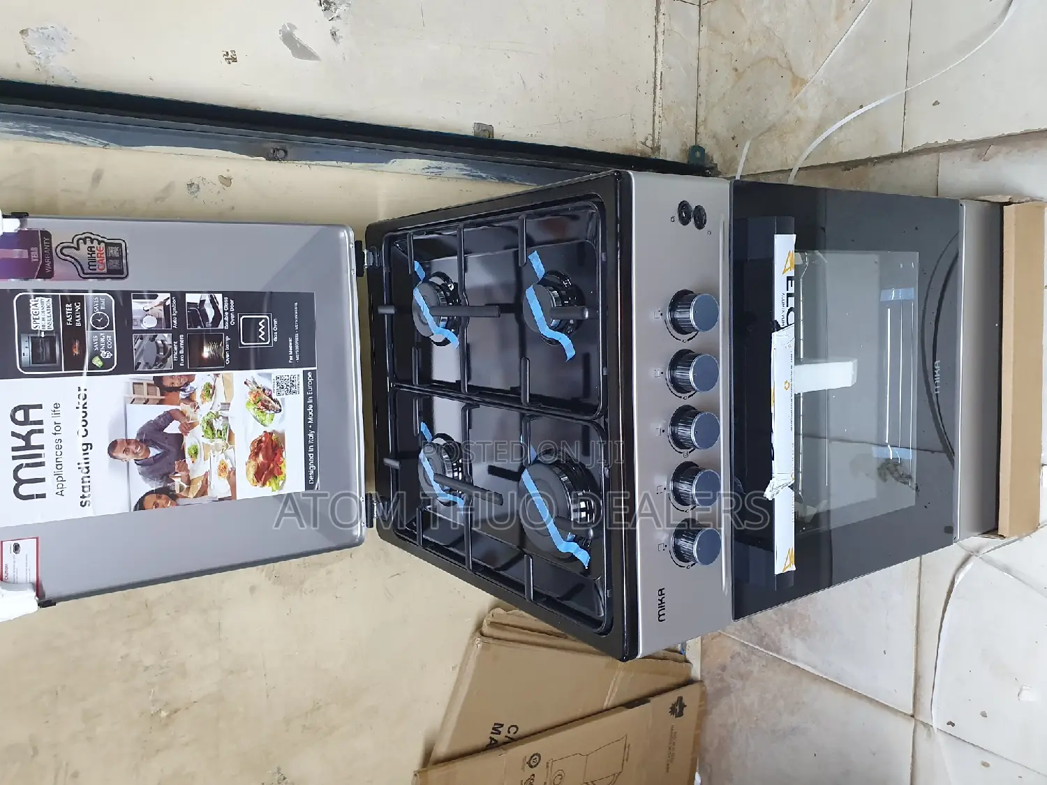 Mika 50 by 60 3 + 1 Electric Oven With Grill.