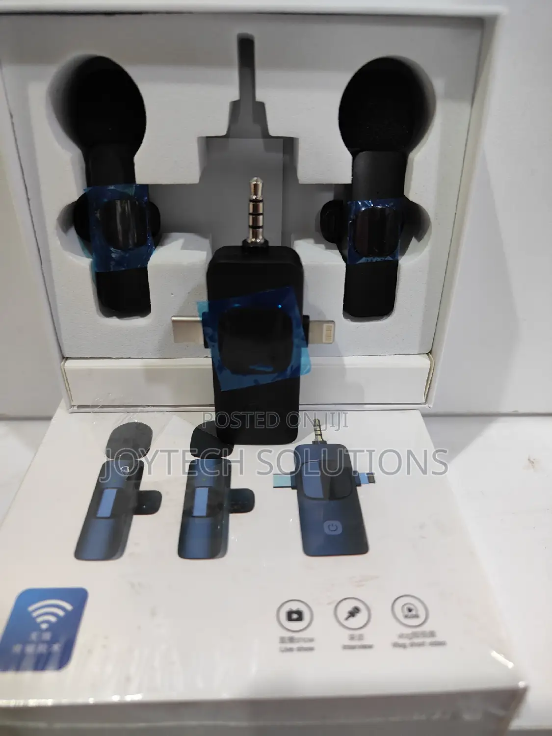 iPhone Wireless Microphone Recording Mic. Type C and Jack