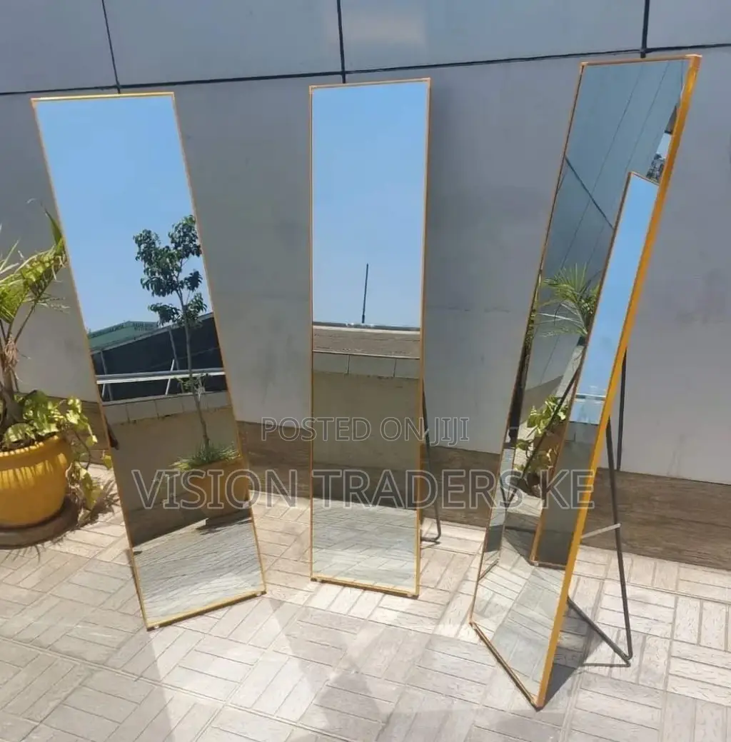 Portable Dressing Mirror a-37 Slim Golden