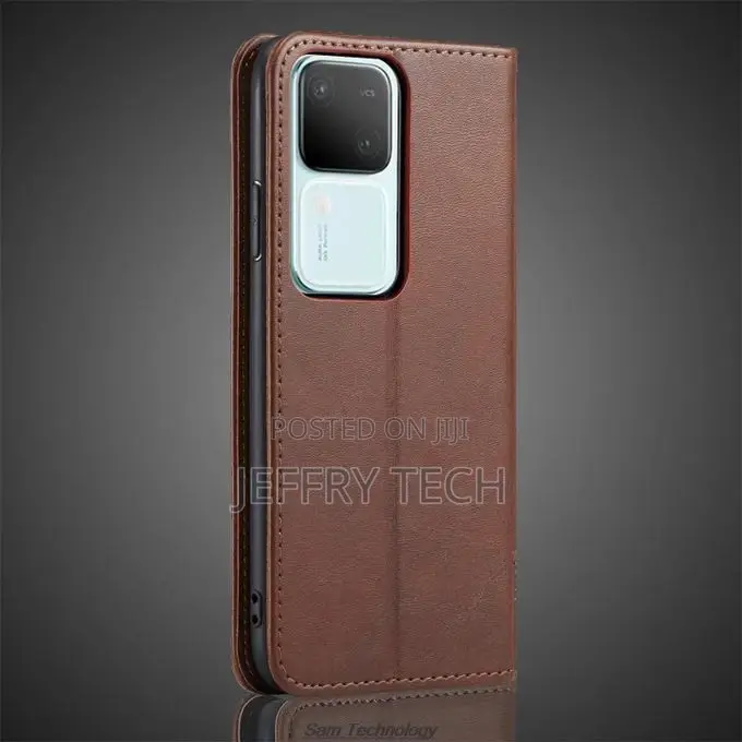 Magnetic Leather Case for Vivo V30 Flip Cover Phone Bags