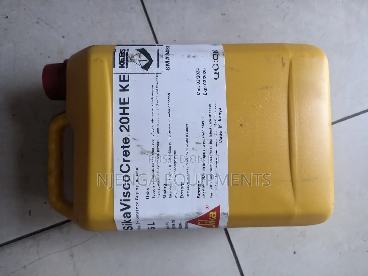 Sika Viscocrete 20he 5L