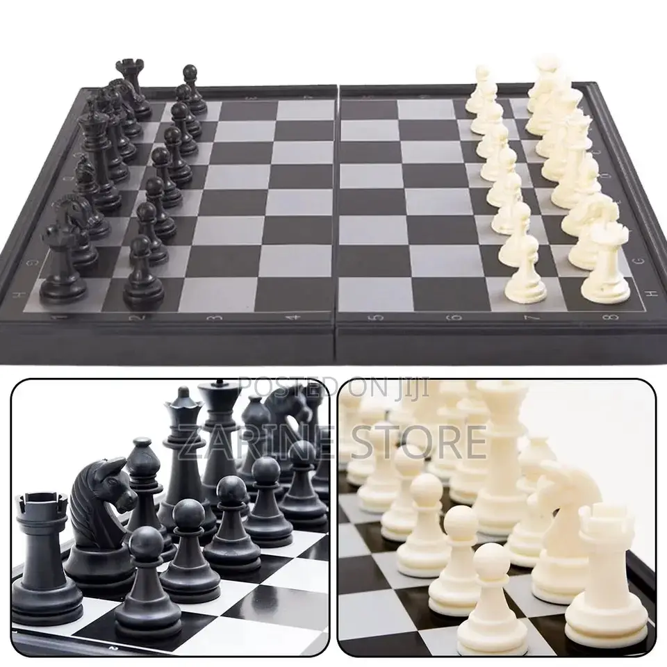 Chess Big Size Chess Set, Folding Board Magnetic