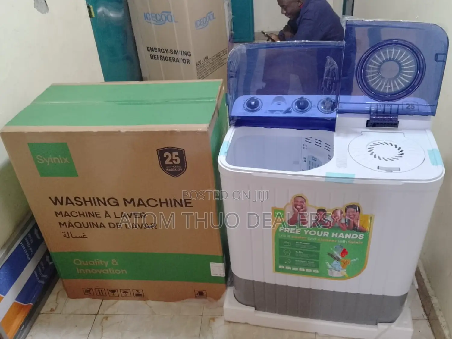 Syinix 10kg Top Load Washing Machine