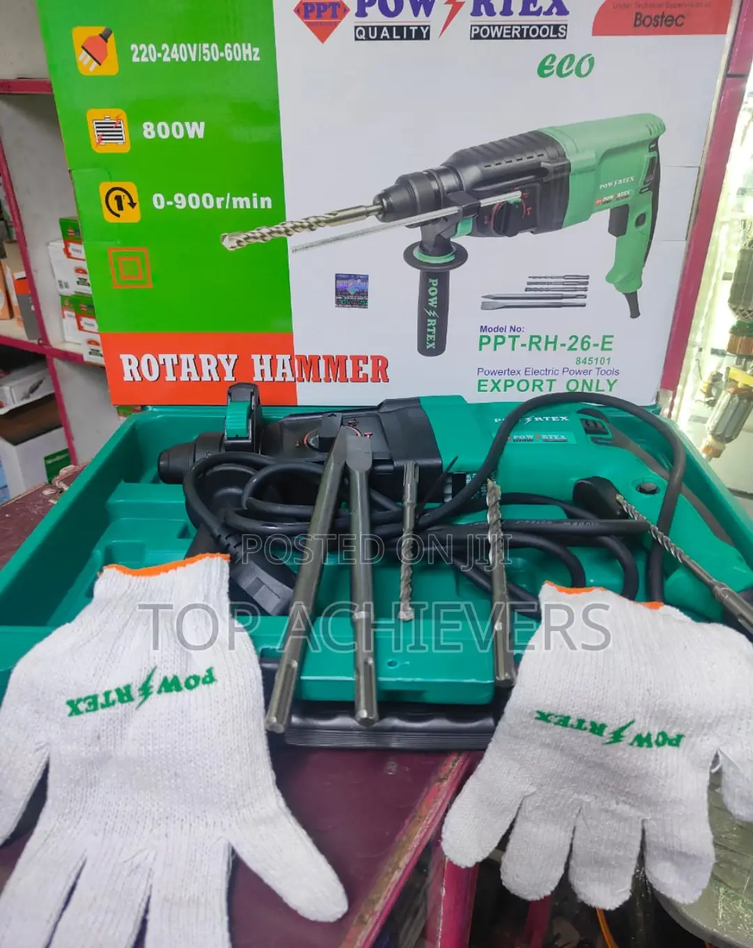 Powerful Powertex Rotary Hammer/Rotary Hammer 800w