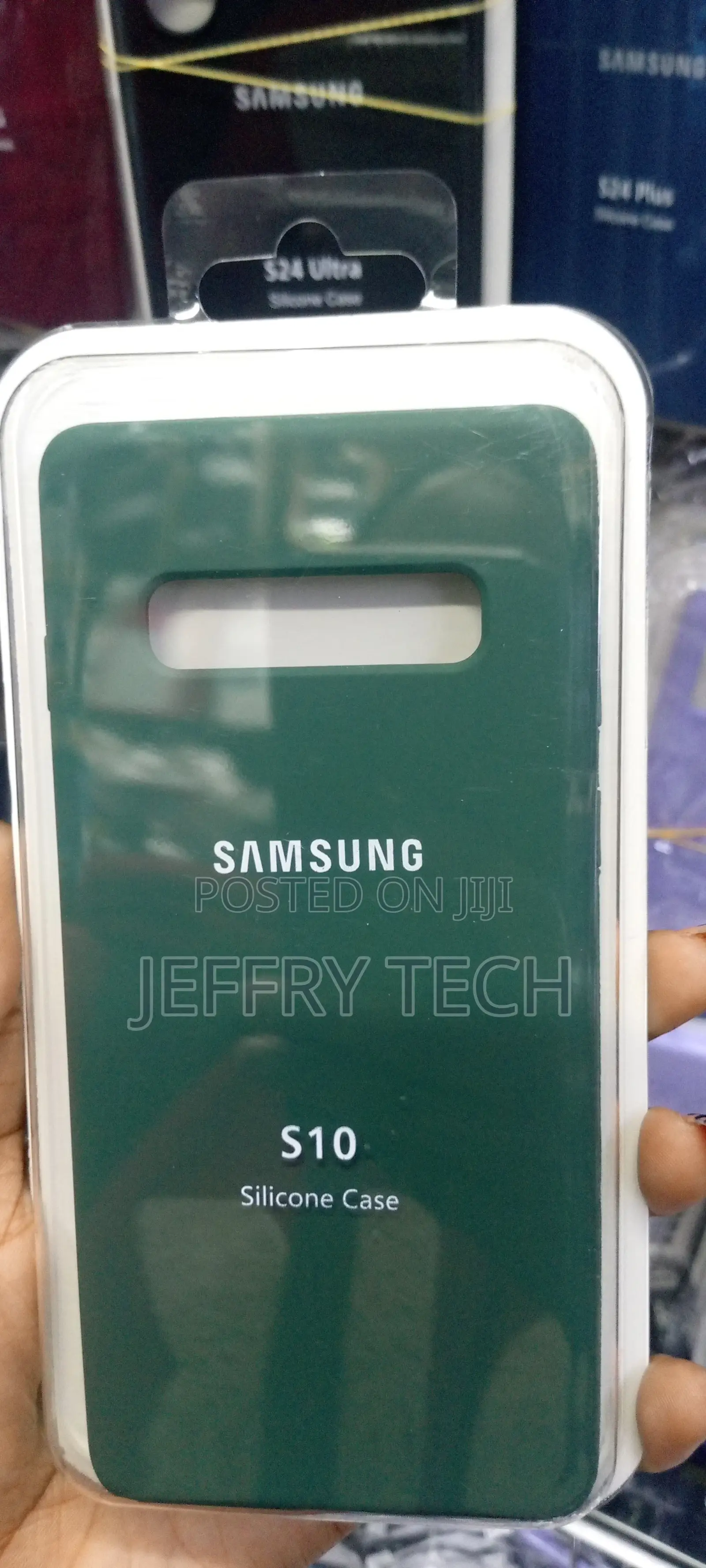 Silicone Shock Proof Back Cover for Samsung Galaxy S10