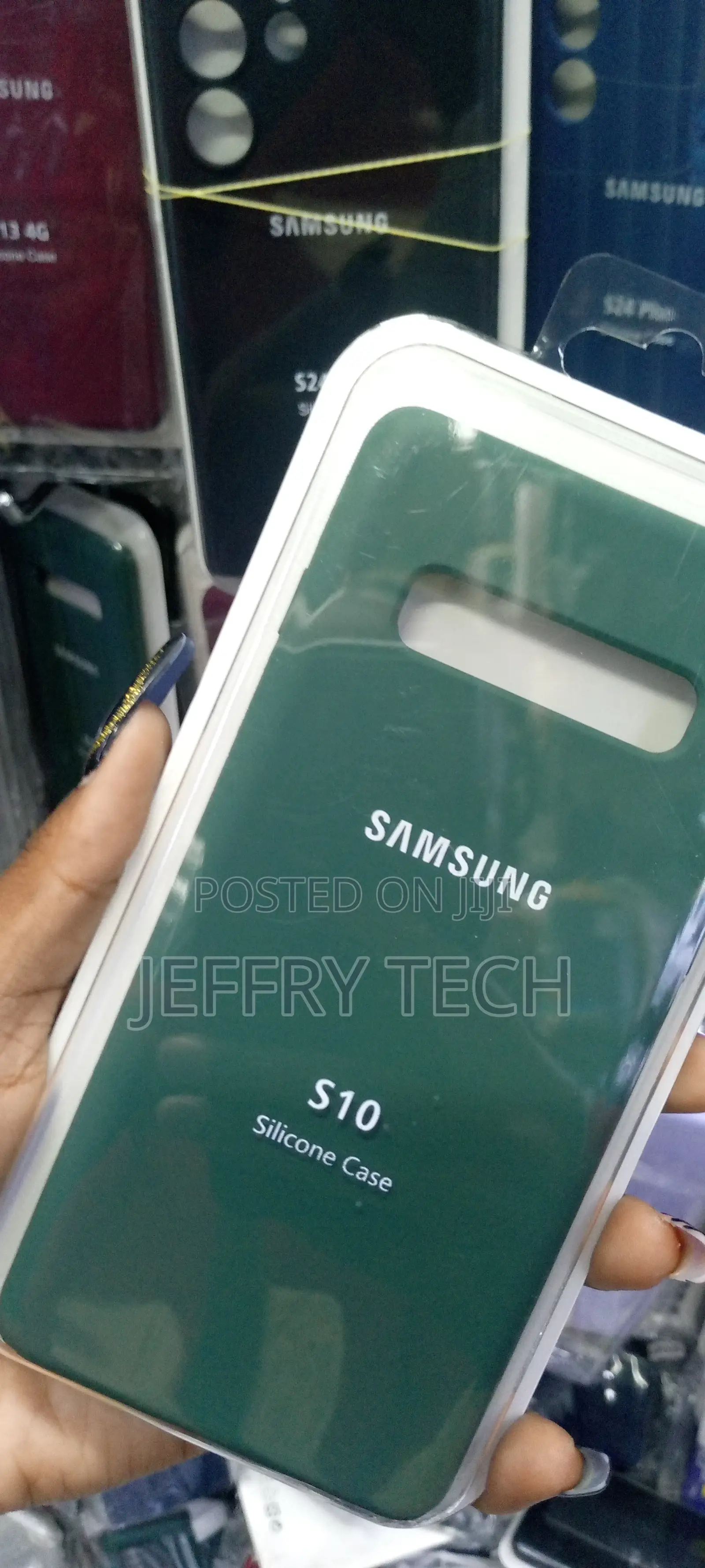 Silicone Shock Proof Back Cover for Samsung Galaxy S10