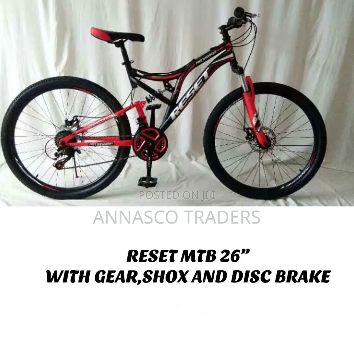 Premier Reset MTB 26" Bike With Gear, Shox and Gear Box