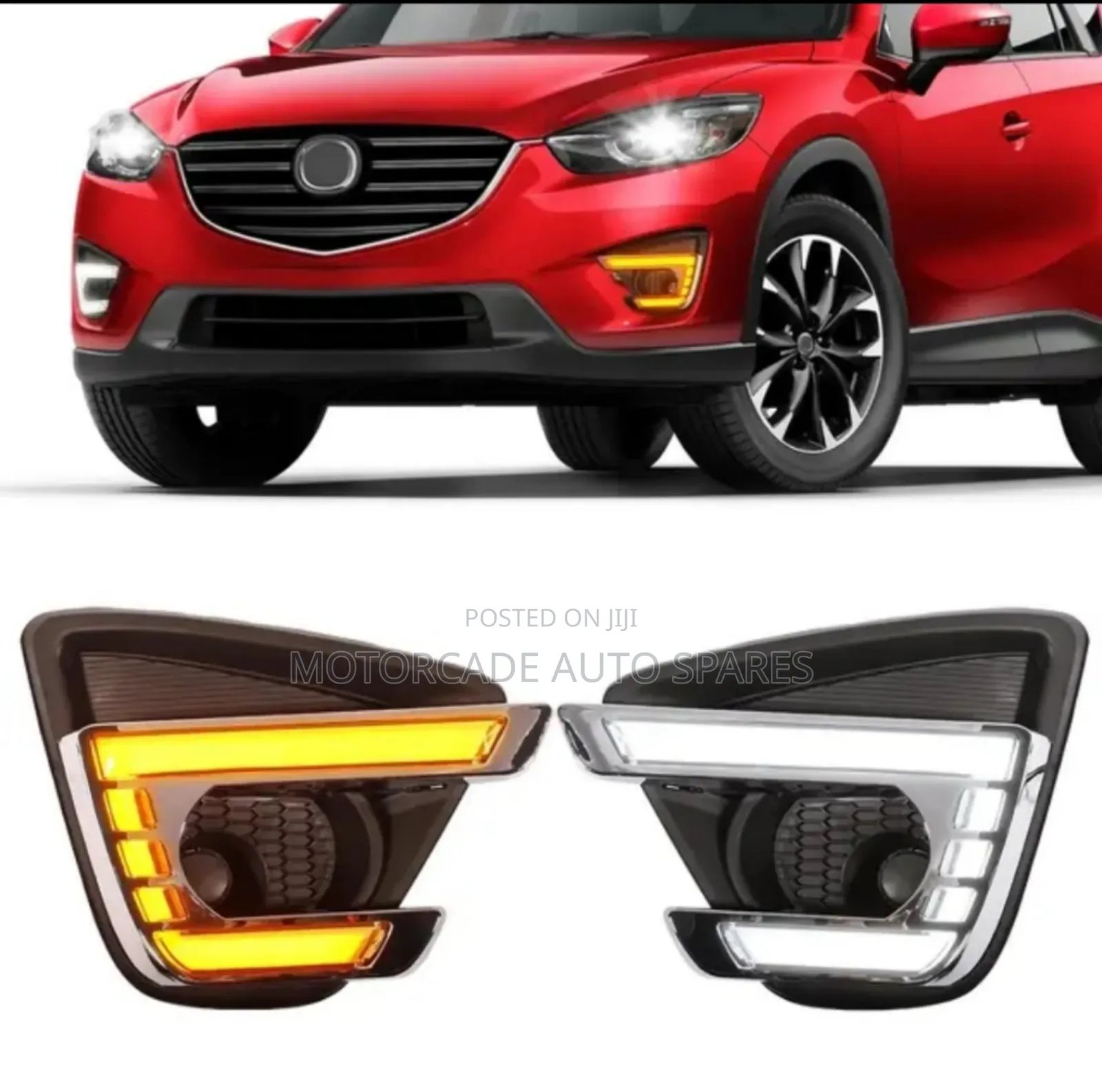 Mazda CX-5 Fog Lights Covers With Day Running Lights