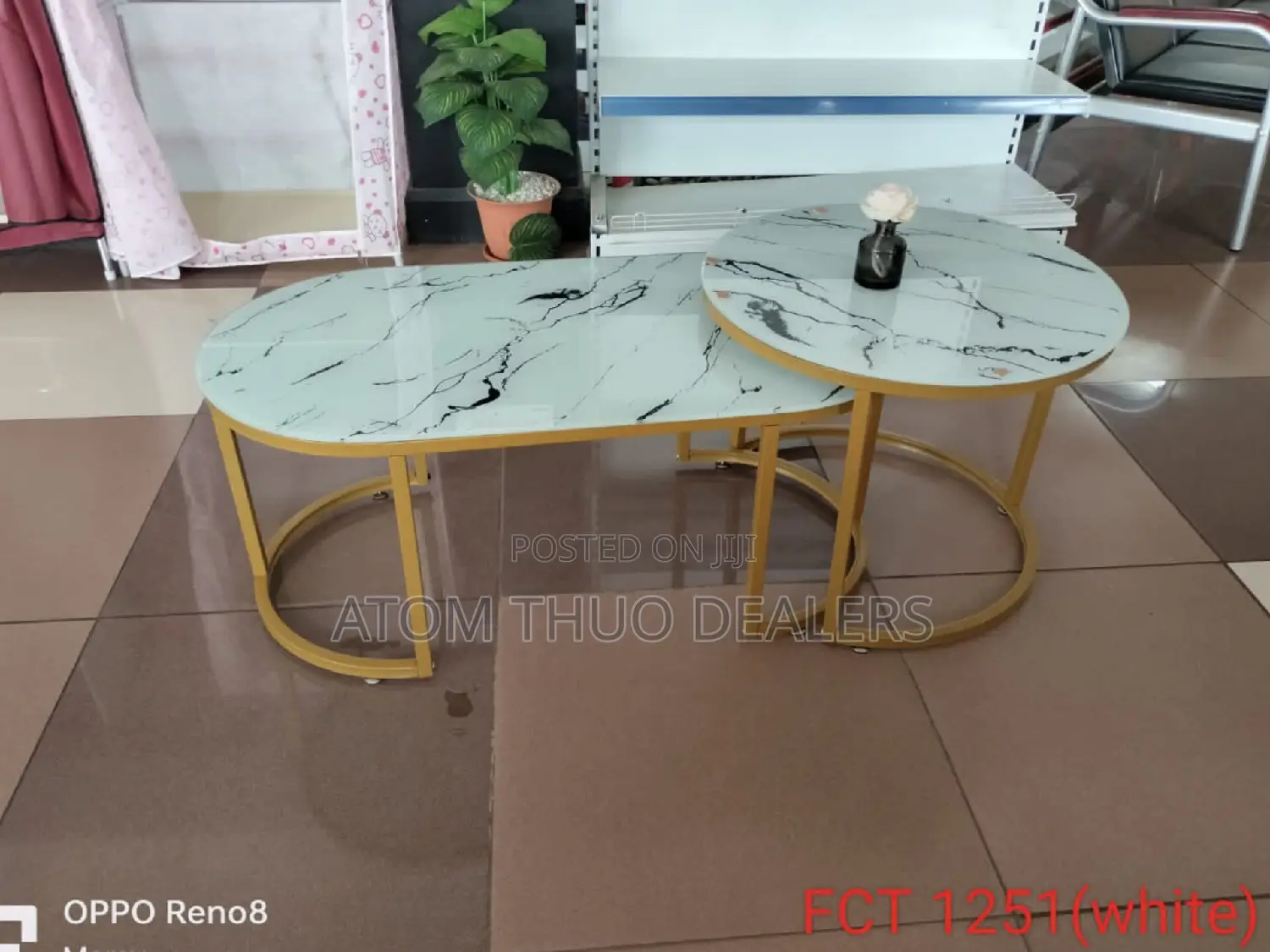 White Marble Coffee Table