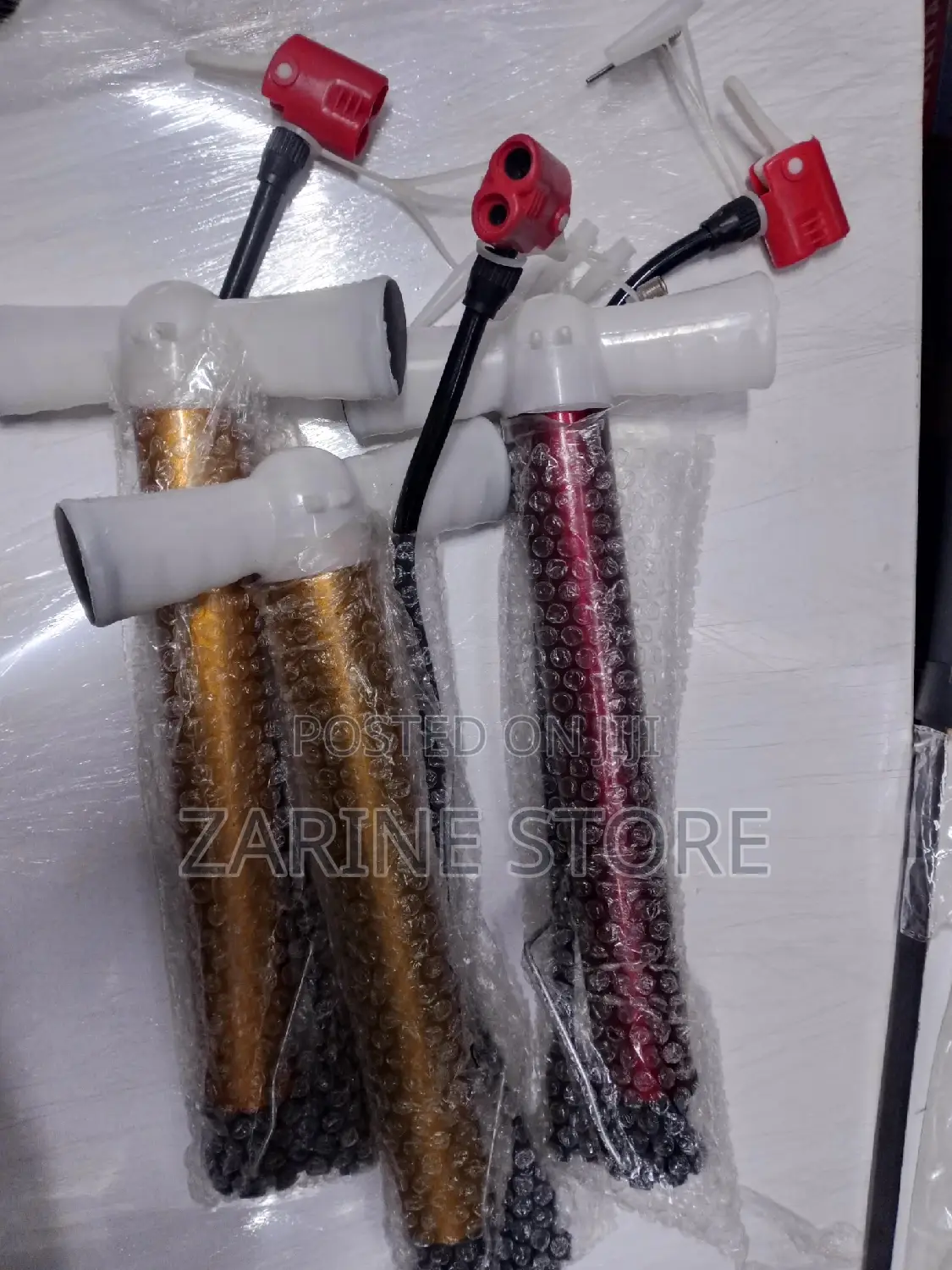Multifunctional Portable Bicycle Pump With Pumping Pin