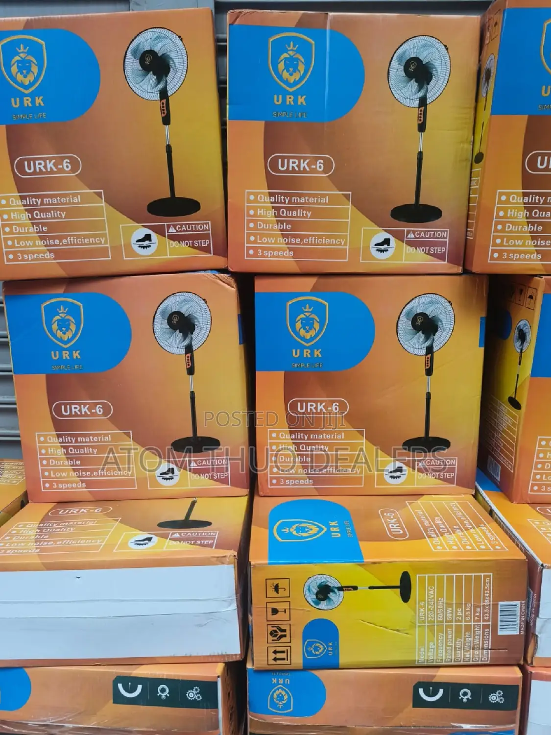 New Urk 16 Inches Standing Fan