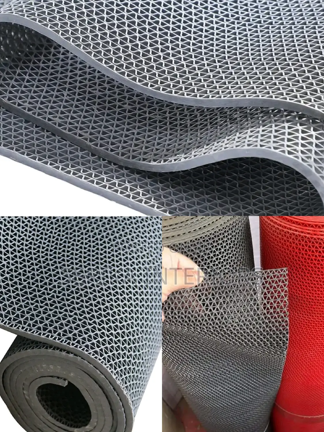 Grey Anti Slip Mats Perforated Anti Slip Mats