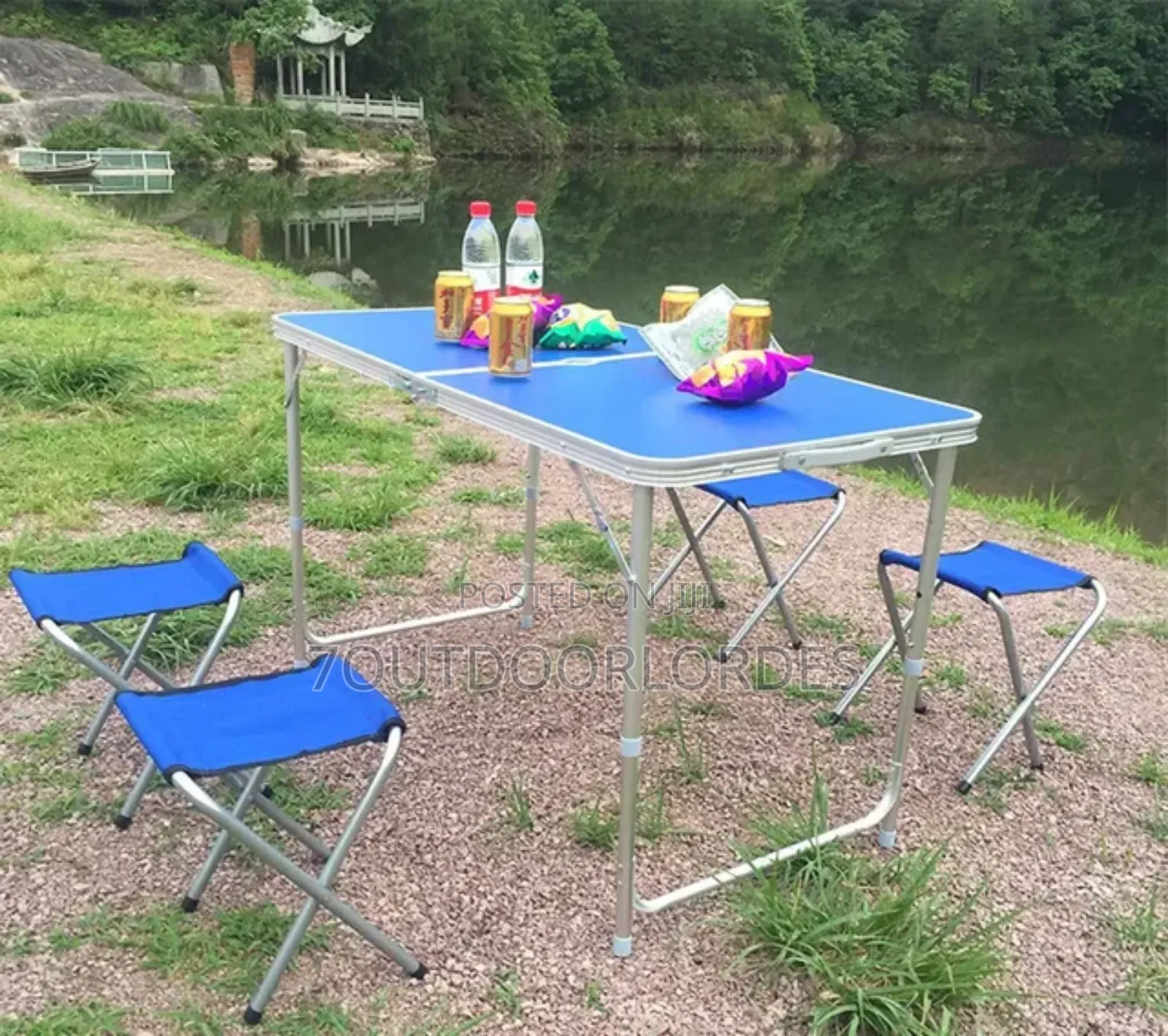 Portable Camping Table With Chairs