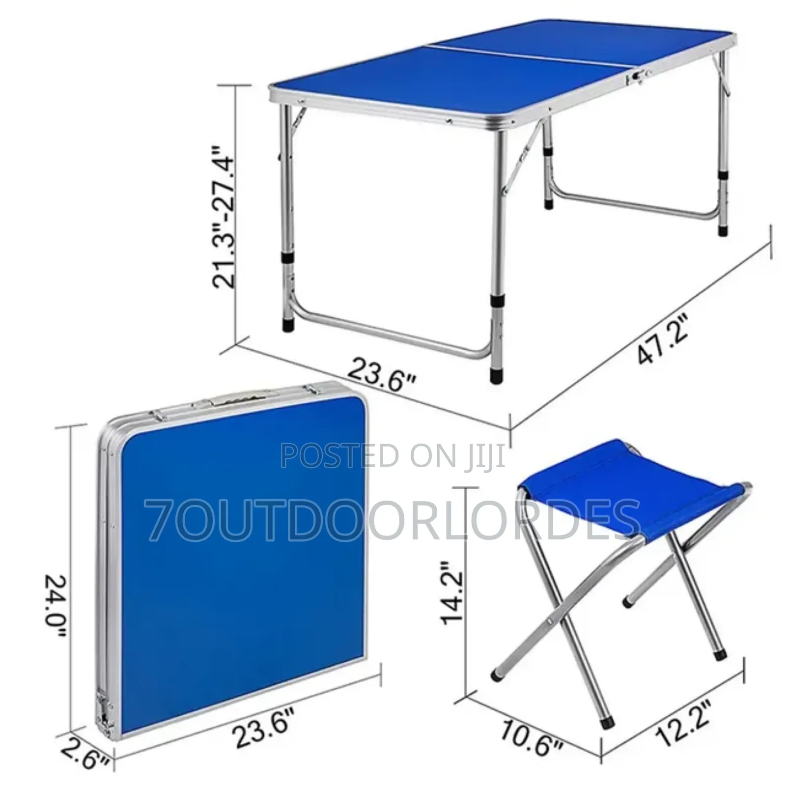Portable Camping Table With Chairs