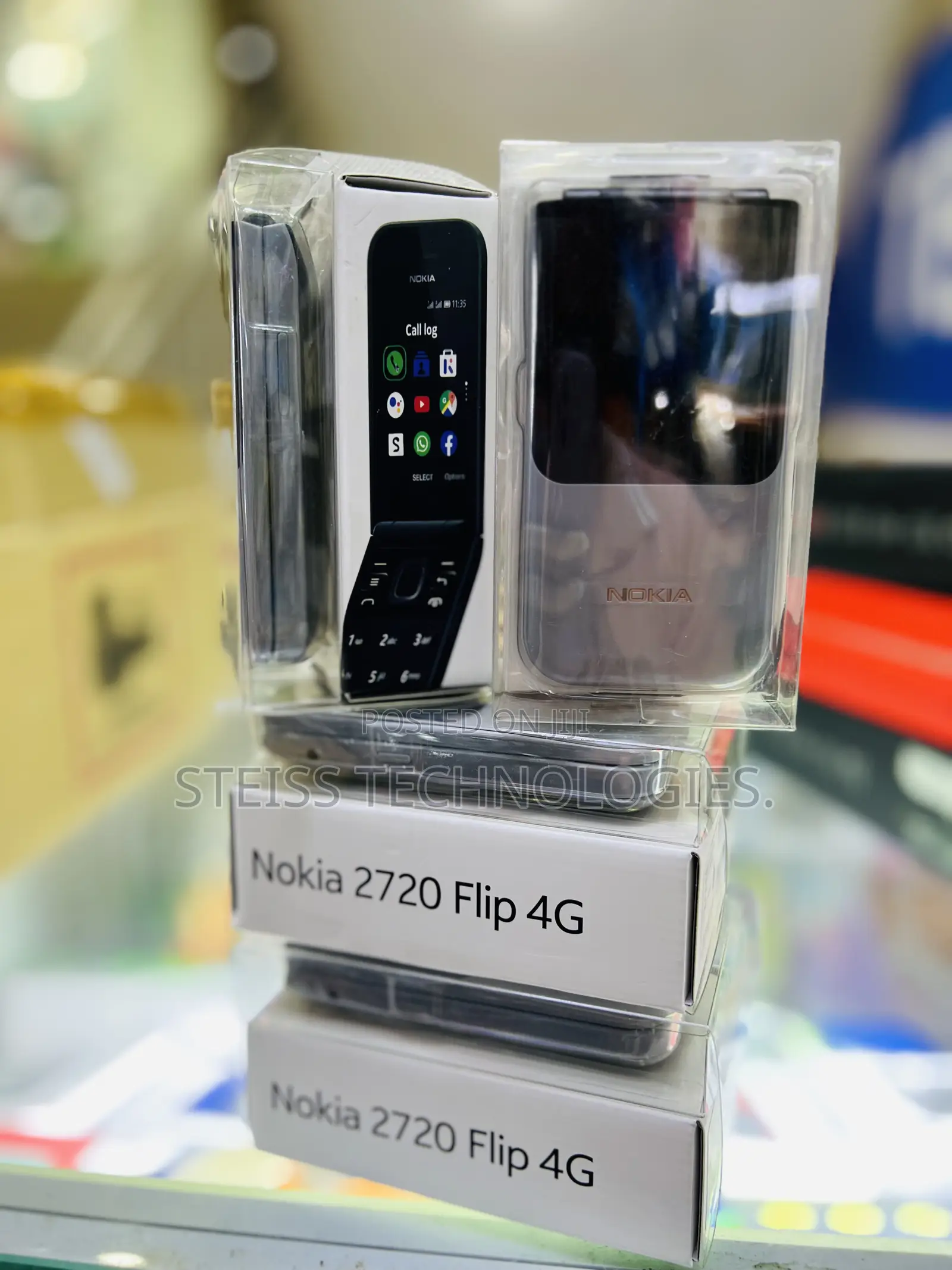 New Nokia 2720 Flip 512 GB Gray