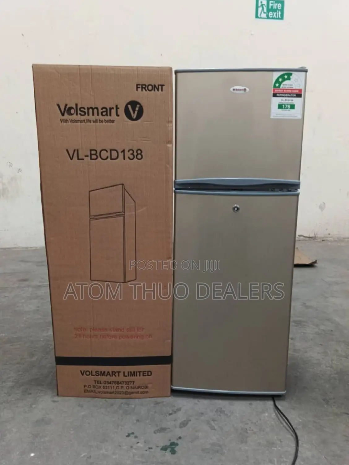 Volsmart 138ltrs Double Door Refrigerator