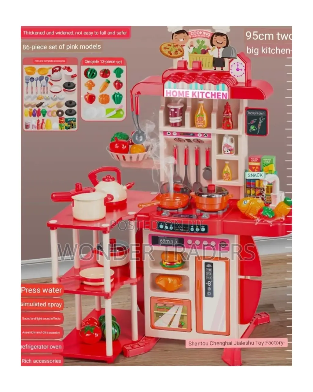 Kitchen Toy for Kids Girl Cooking Set