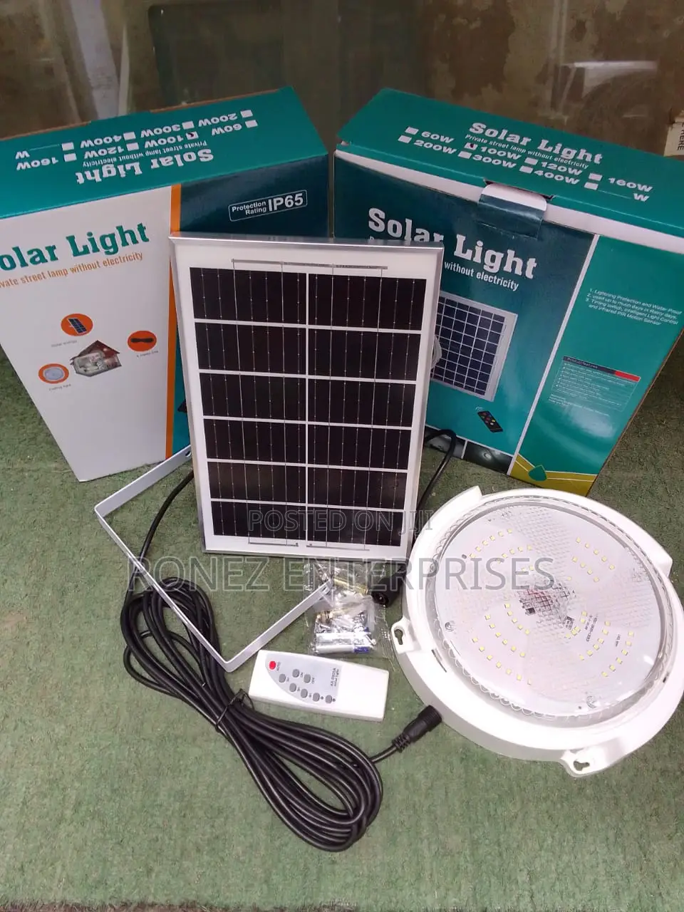 Solar Celling Lights.100 WLTS
