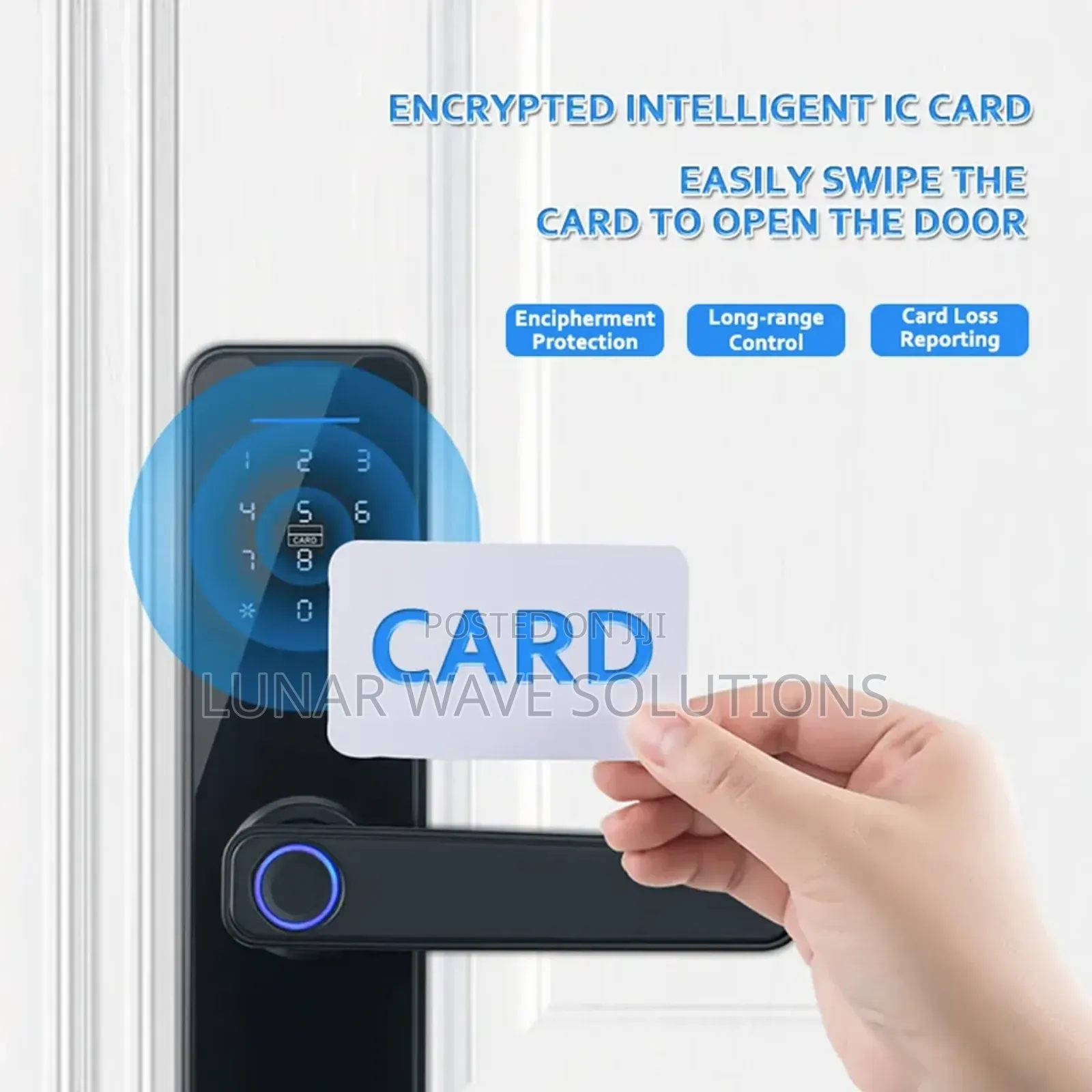 Commercial Smart Lock With Fingerprint Access 20