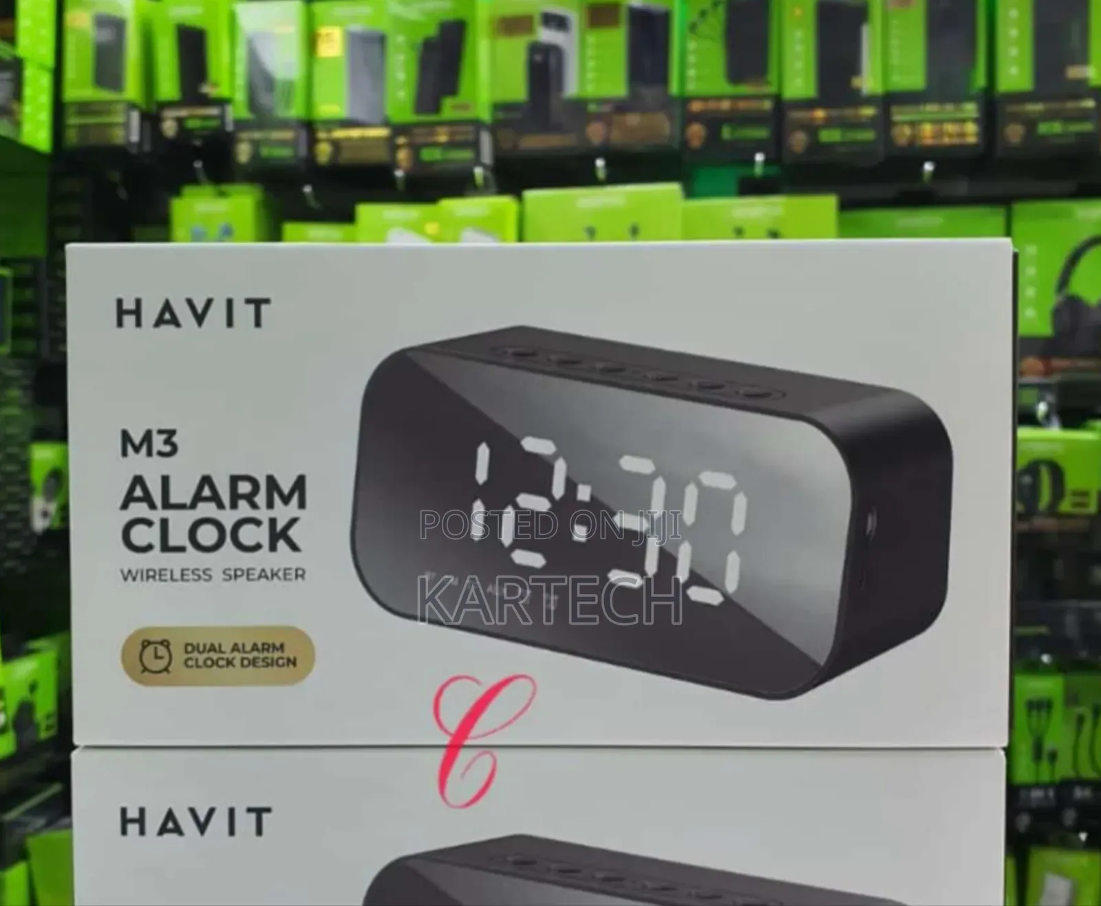 5 in 1 Multifunctional Havit M3 Alarm Clock Wireless Speaker