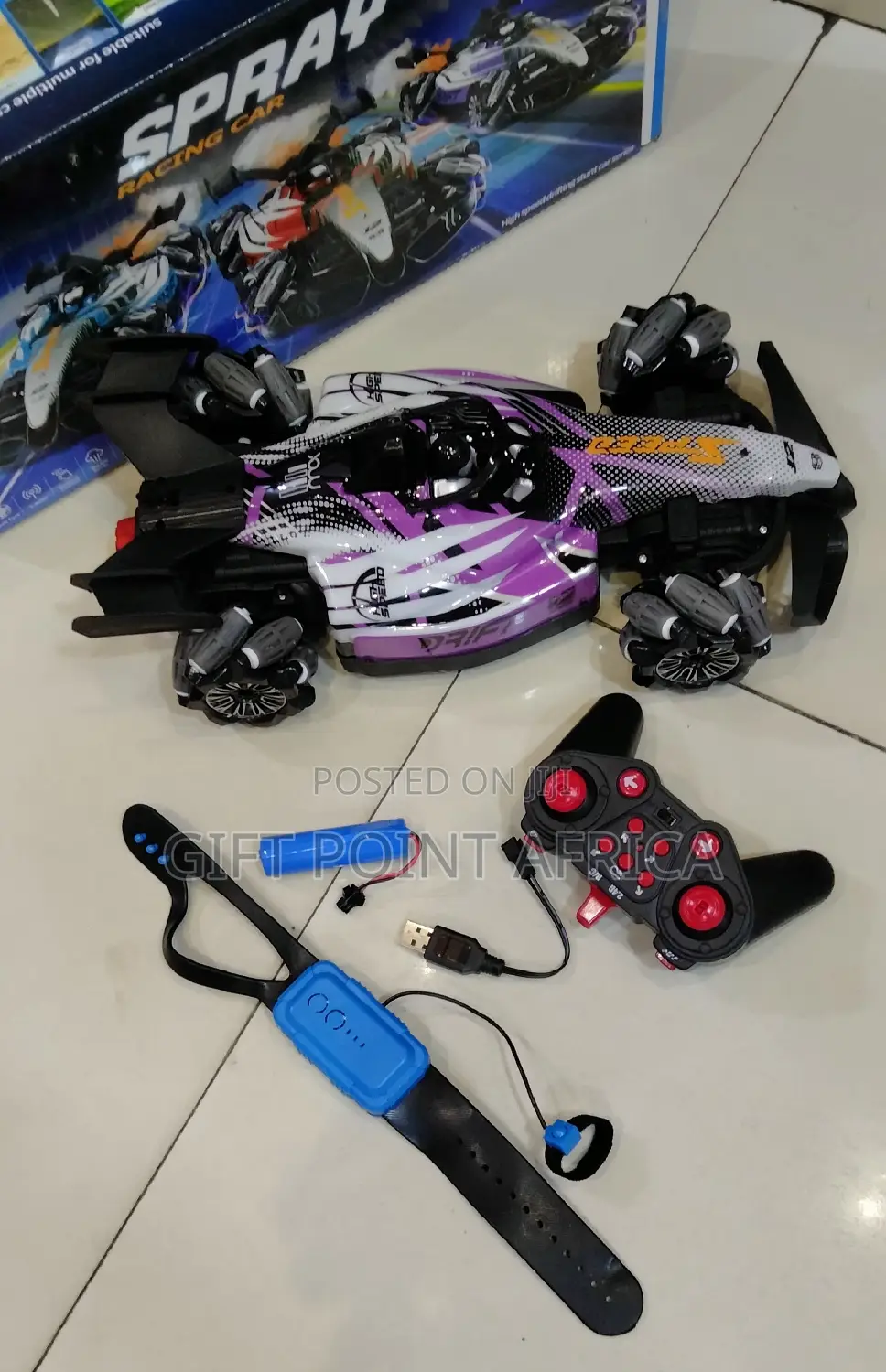 Ferrari Remote Control and Hand Gesture Sensor Toy Car