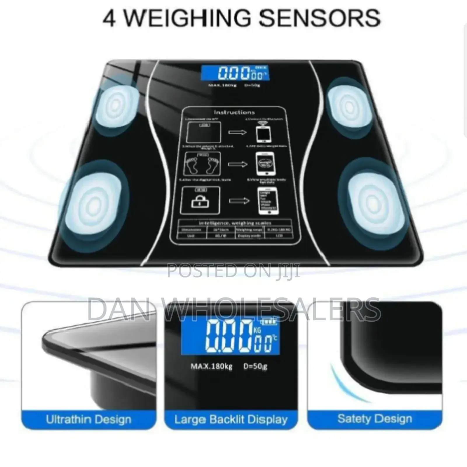 Bluetooth Smart Bmi Weighing Scale