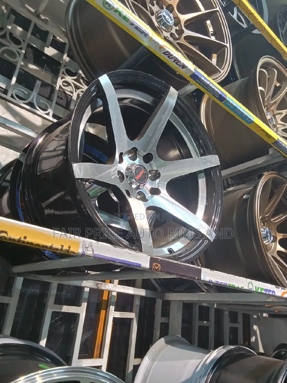 Rims Offset Black Silver Shimo Nane