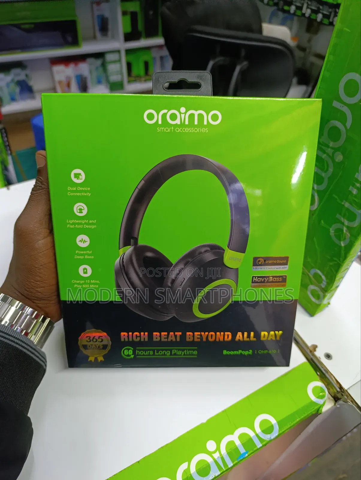 Oraimo Wireless/Bluetooth Headphones