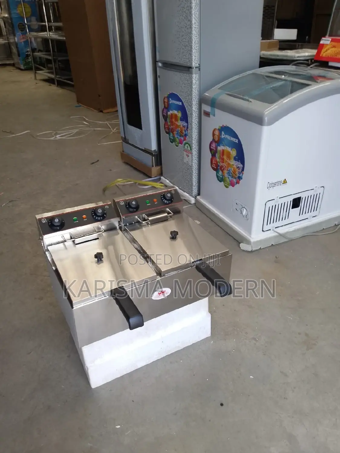 Imported 8l ,By 2 Double Commercial Electric Fryers