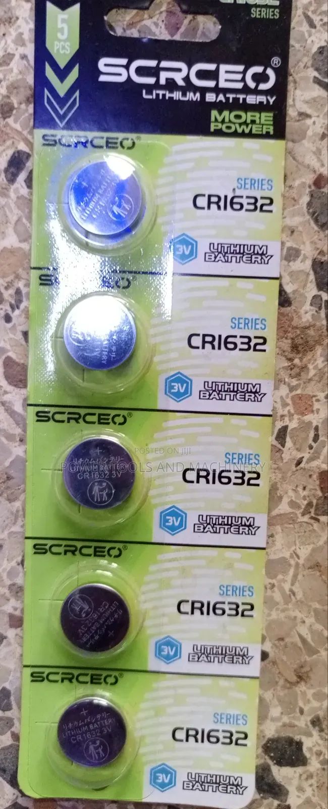 Scrceo Lithium 3v Cr1632 Car Remote Batteries