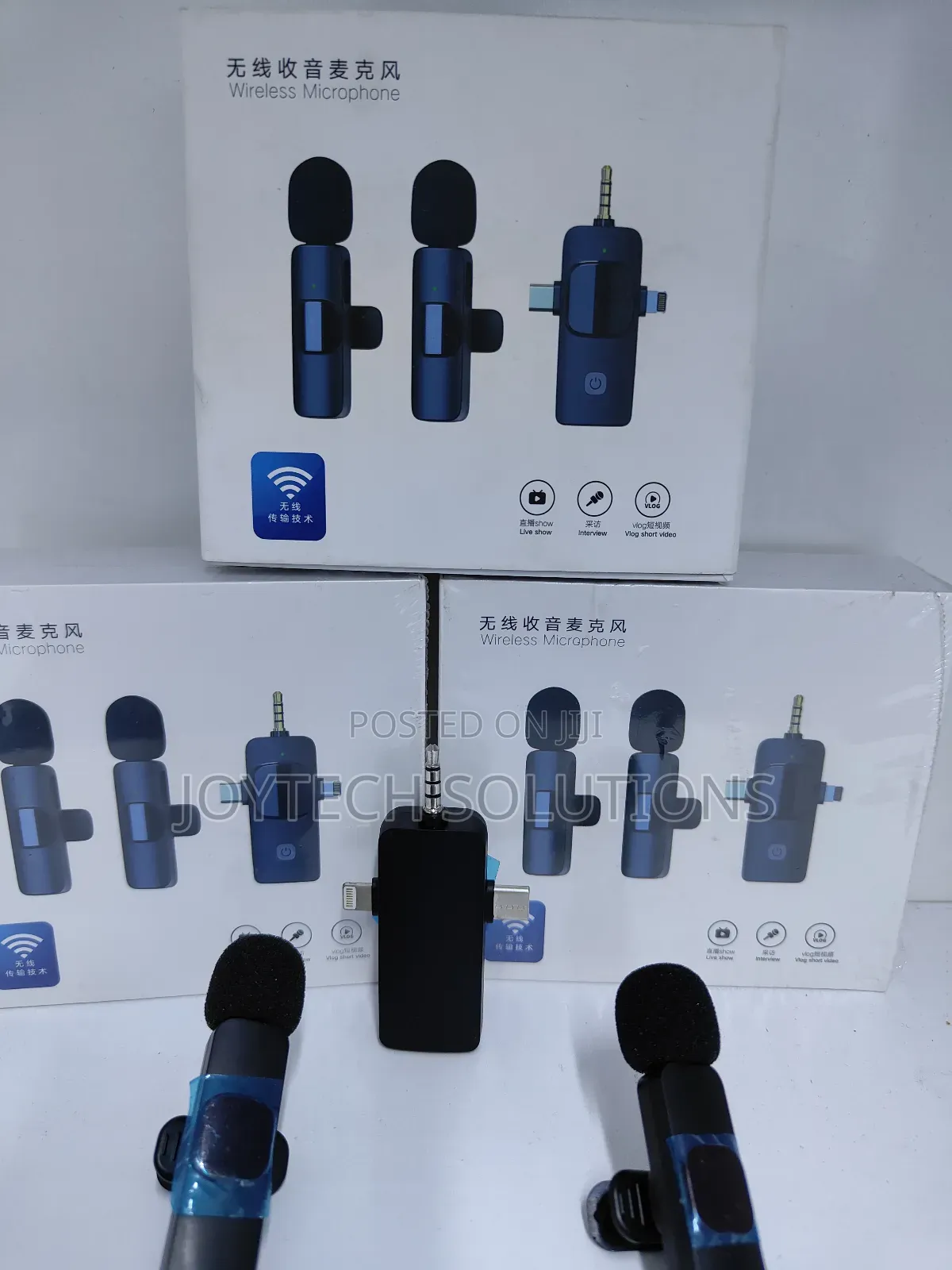 iPhone Wireless Microphone, Multifunction Connection.
