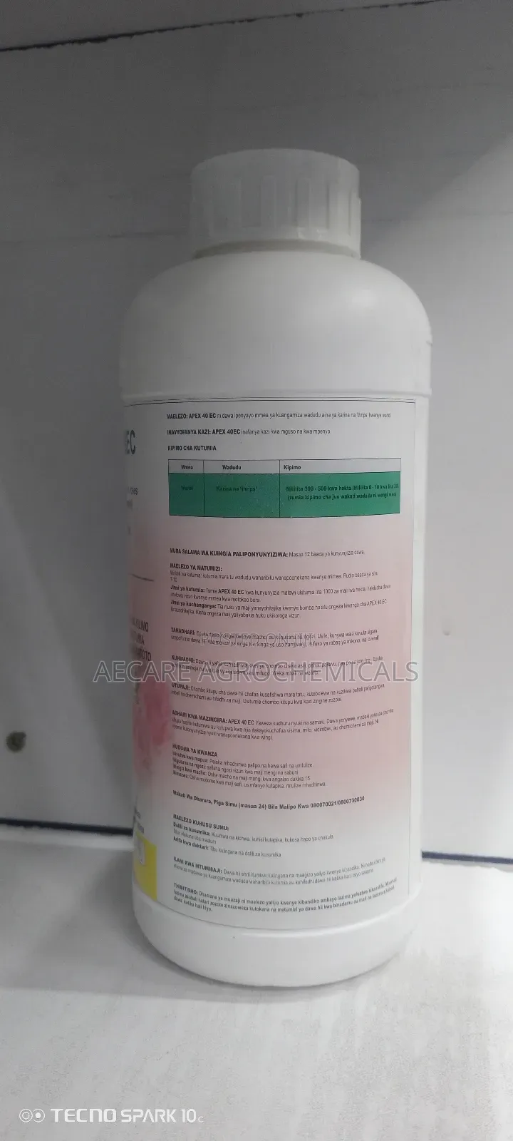 Apex 40ec Insecticide 1litre