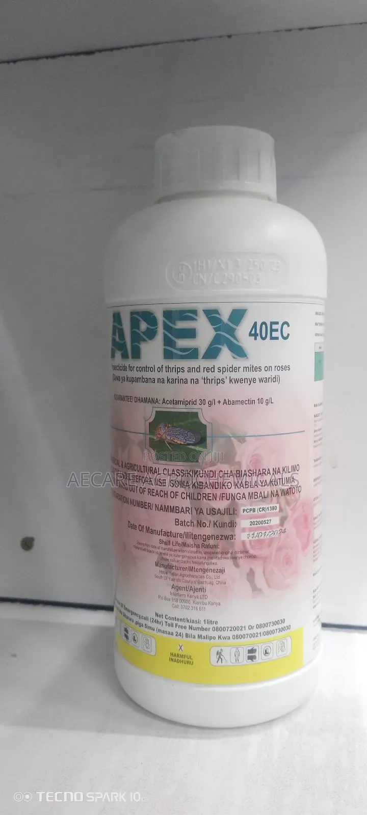 Apex 40ec Insecticide 1litre