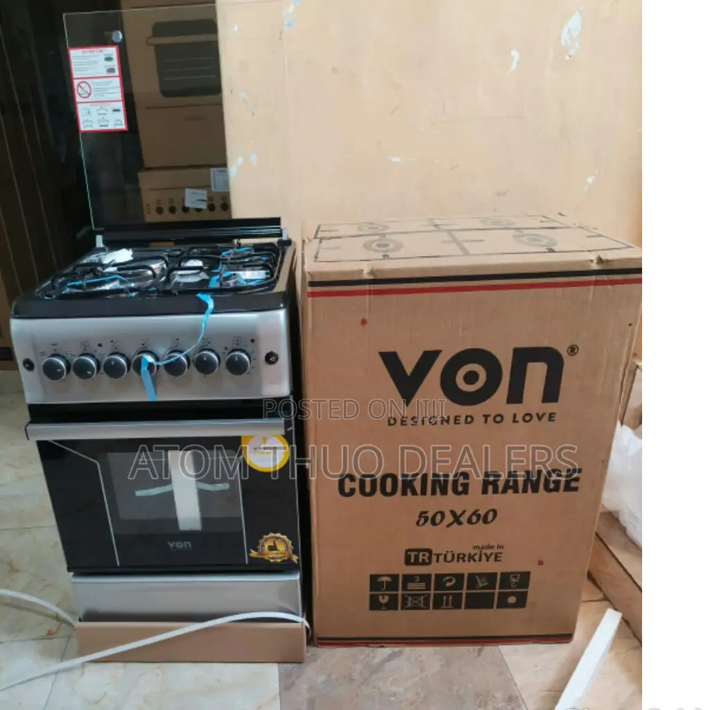 Silver Von 50*60 3+1 Standing Cooker With Electric Cokker
