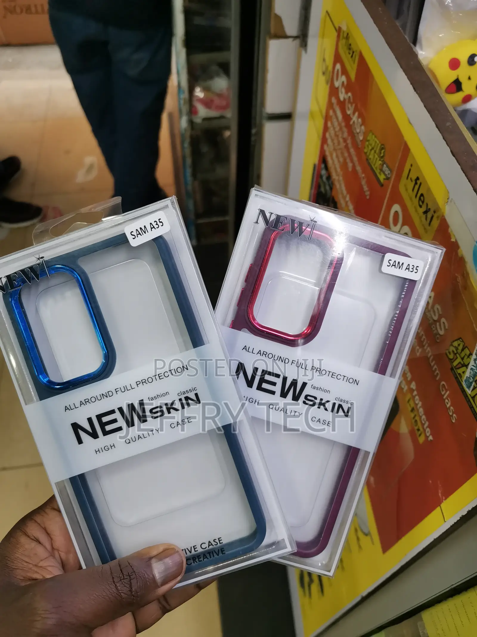Clear Back PC Frame Case Round Colorful Samsung Galaxy A35