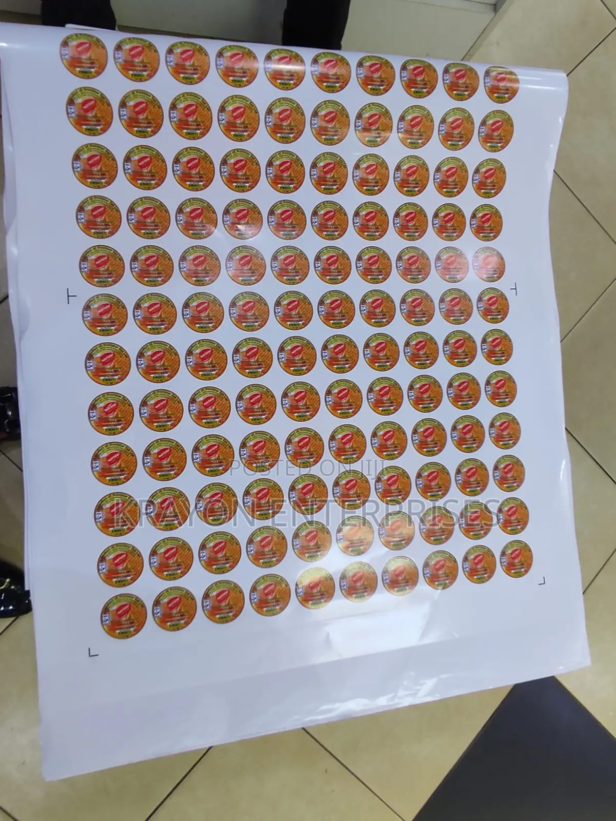 Sticker Label Printing