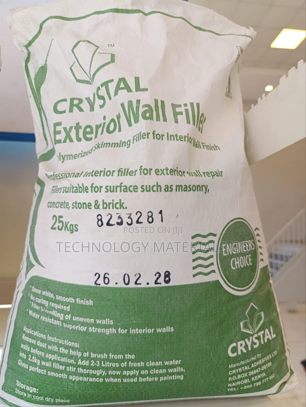 Crystal Exterior Wall Filler (25kgs)