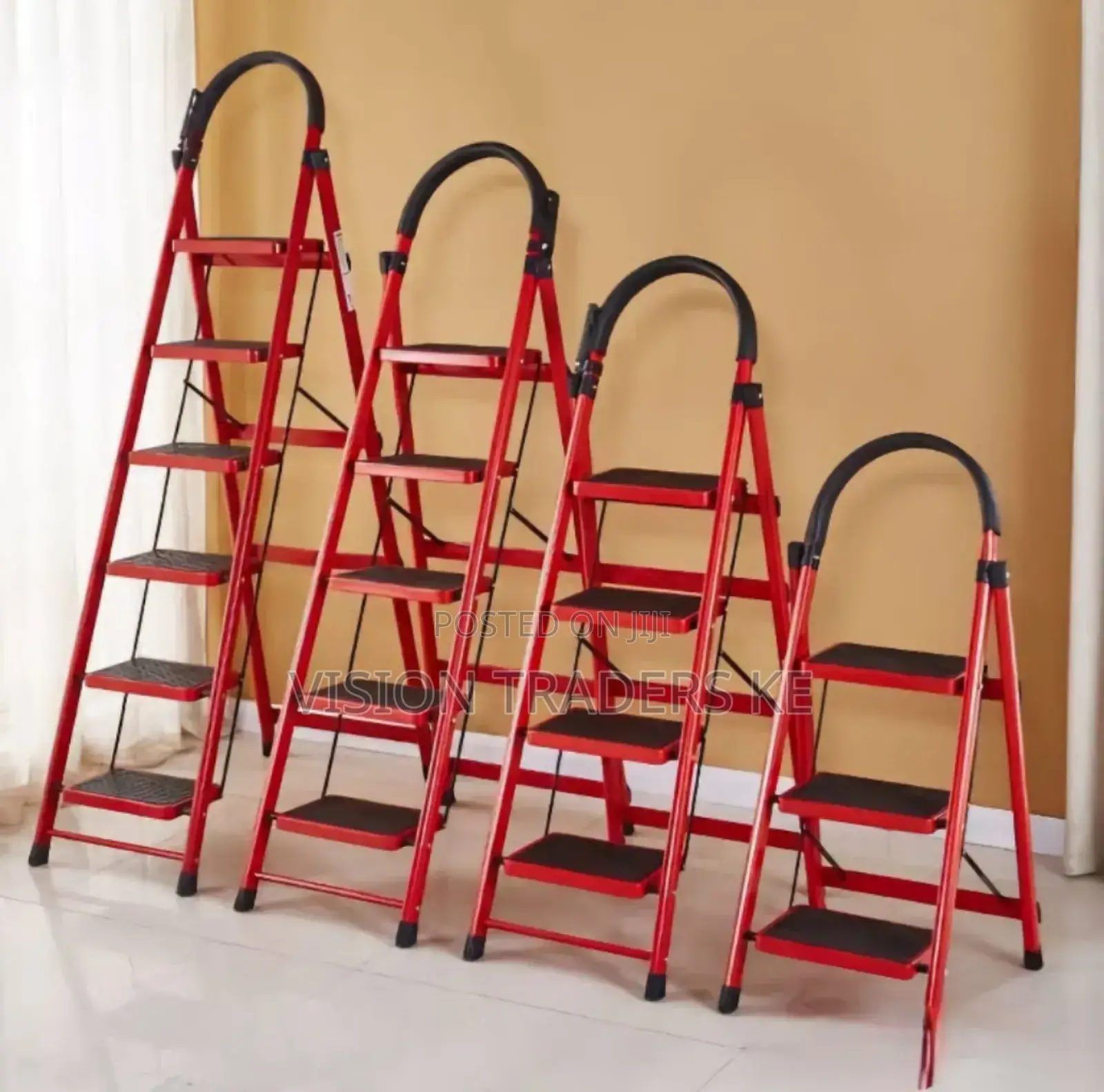 Dr Ladder Ladder Step Ladder Steel Ladder Foldable 4 Steps