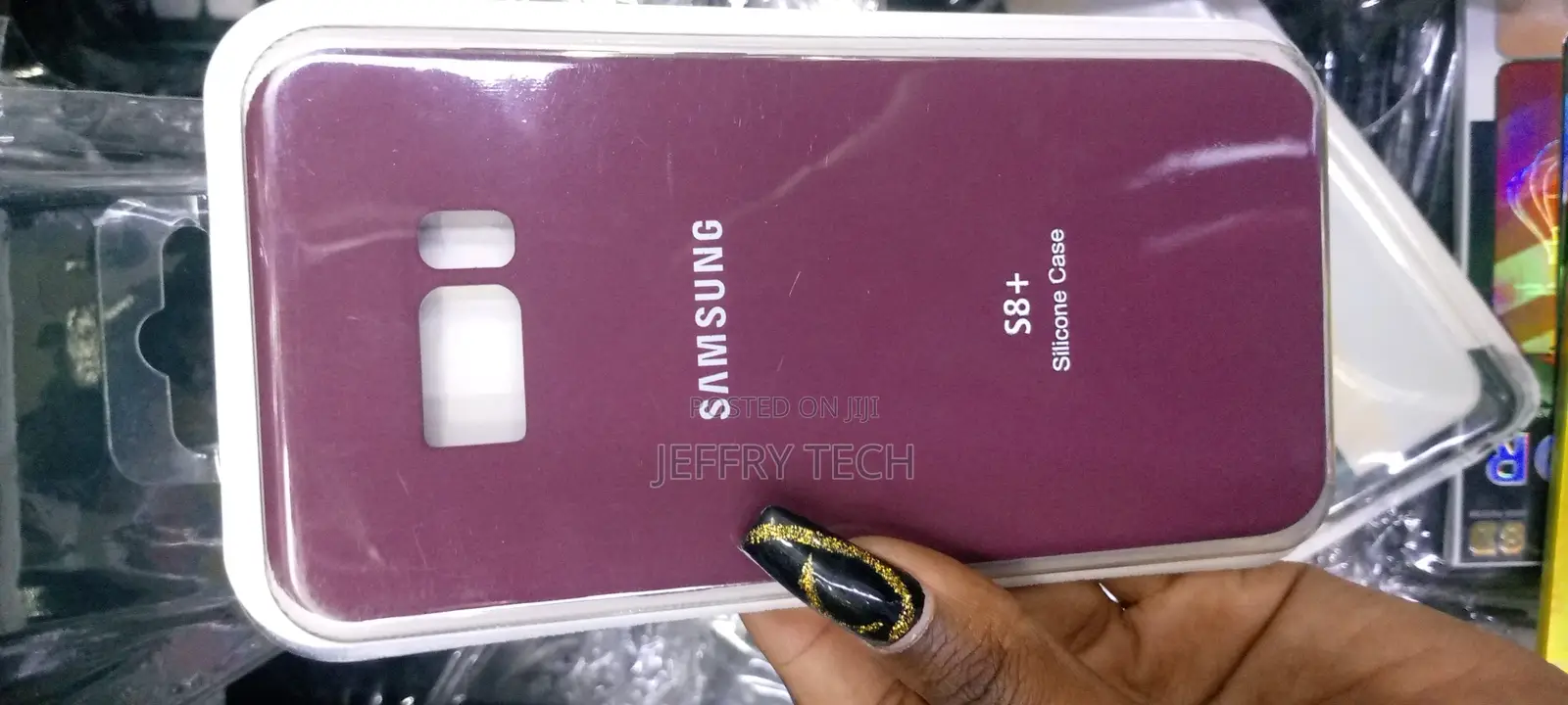 Silicone Case for Samsung Galaxy S8 Plus Maroon