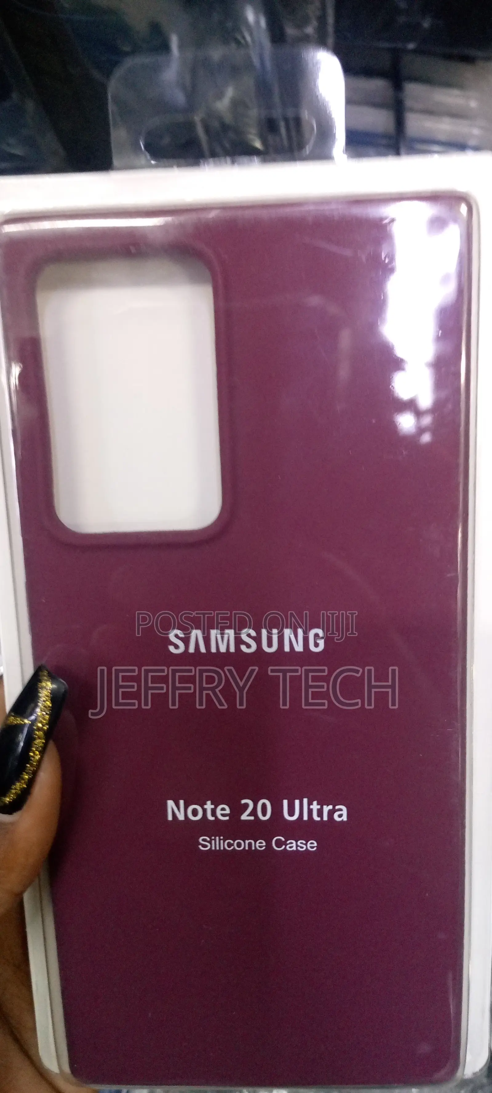 Burgundy Silicone Samsung Note 20 Ultra Case