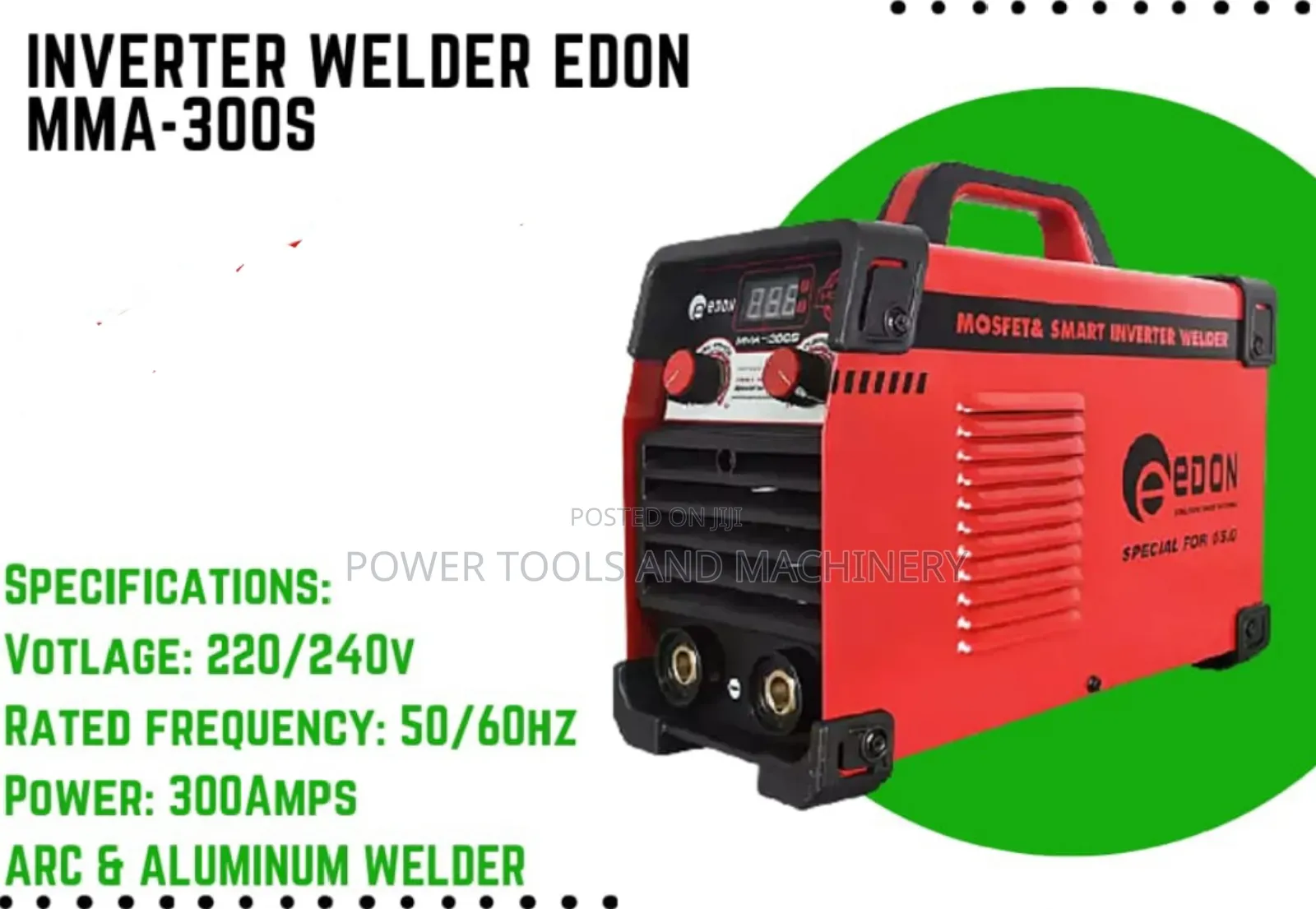 Commercial Edon Mma_300s Welding Machine