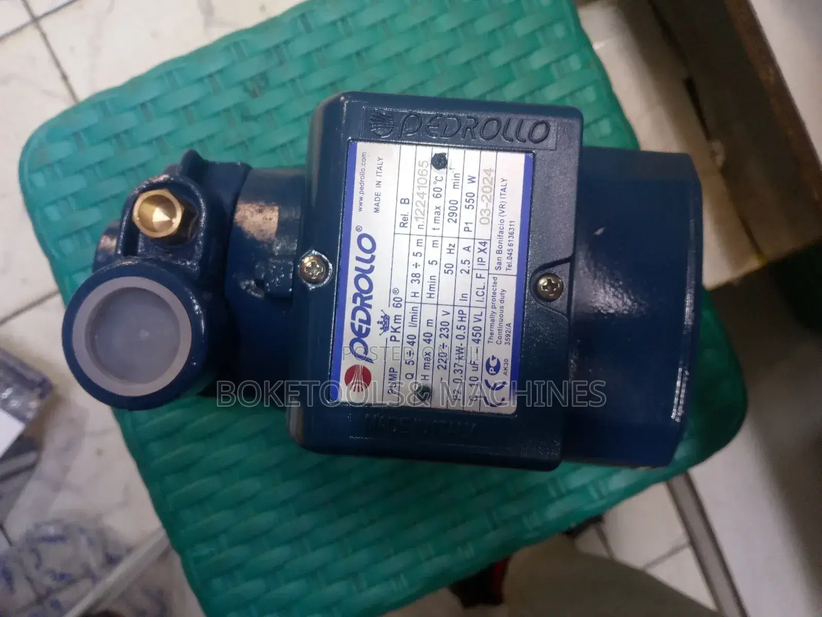 Pedrollo 0.5hp Booster Pump