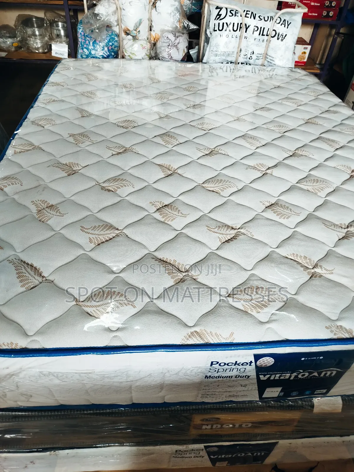 5by6 10inch Vitafoam Pocket Spring Mattresses.